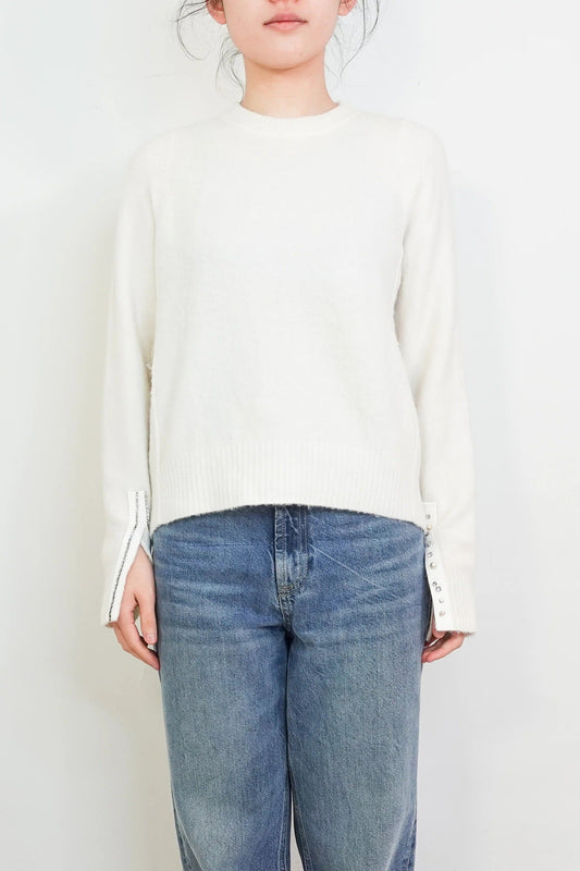 White alpaca jumper